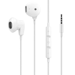 Écouteurs Filaires - LINQ - Jack 3.5mm - Microphone Intégré - Intra-auriculaire - Blanc
