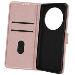 Étui pour Honor Magic 6 Lite 5G - AVIZAR - Chesterfield - Portefeuille et Support Vidéo - Rose