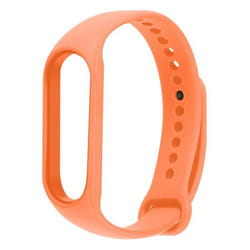 Bracelet pour Xiaomi Mi Band 5 / 6 / 7 - AVIZAR - Silicone Soft Touch Waterproof Orange