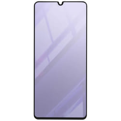 Protège écran - AVIZAR - Samsung Galaxy A41 - Verre Trempé - Anti-lumière Bleue - Noir