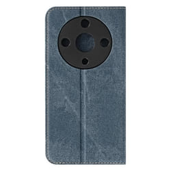 Etui Portefeuille - Honor - Magic 6 Lite 5G - Denim - Support vidéo - Bleu
