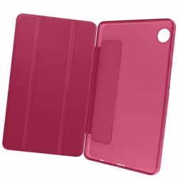 Étui pour Samsung Tab A9 - AVIZAR - Fuchsia - Support Trois volets - Mise en veille - Protection 360°