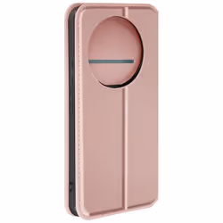 Étui pour Honor Magic 6 Lite Porte-carte Support Vidéo Rose Champagne