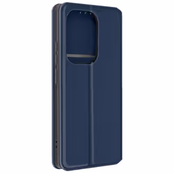 Étui pour Xiaomi Redmi Note 13 Pro 4G - AVIZAR - Classic Edition - Porte-carte - Support Vidéo - Bleu Nuit