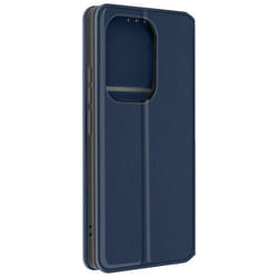 Étui pour Xiaomi Redmi Note 13 Pro 4G - AVIZAR - Classic Edition - Porte-carte - Support Vidéo - Bleu Nuit