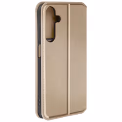 Étui pour Samsung Galaxy A15 - AVIZAR - Porte-carte Support Vidéo Dorée - Semi-rigide - Synthétique - Mixte