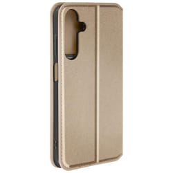 Étui pour Samsung Galaxy A15 - AVIZAR - Porte-carte Support Vidéo Dorée - Semi-rigide - Synthétique - Mixte