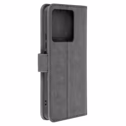 Étui pour Xiaomi Redmi Note 13 5G - AVIZAR - Portefeuille et Support Vidéo - Gris
