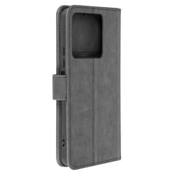 Étui pour Xiaomi Redmi Note 13 5G - AVIZAR - Portefeuille et Support Vidéo - Gris
