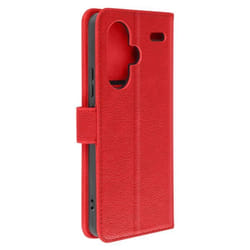 Étui pour Xiaomi Redmi Note 13 Pro Plus - AVIZAR - Portefeuille et Support Vidéo - Rouge