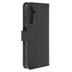 Étui Portefeuille et Support Vidéo Noir - AVIZAR - Samsung Galaxy A15 - Rabat - Rangement pour cartes