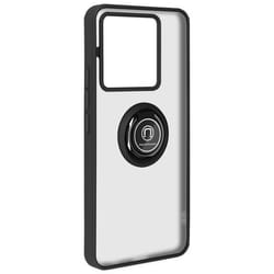 Coque pour smartphone - AVIZAR - Redmi Note 13 Pro 5G - Bague Métallique - Fonction Support - Noir