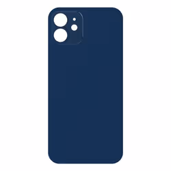 Vitre arrière de remplacement pour Apple iPhone 12 Bleu Nuit