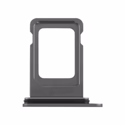 Tiroir Carte SIM pour iPhone 15 Pro et 15 Pro Max Nano SIM - AVIZAR - Titane Noir - Conforme CE et RoHS