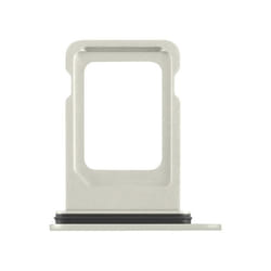 Tiroir Carte SIM pour iPhone 15 et 15 Plus Nano SIM Blanc / Jaune - AVIZAR - Remplacement - Jaune - Blanc - 15 g