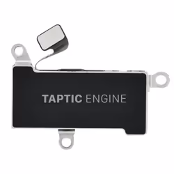 Vibreur de remplacement AVIZAR pour Apple iPhone 12 et 12 Pro - Noir - Nappe de connexion intégrée