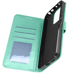 Étui Portefeuille - Xiaomi - Redmi Note 13 4G - Vert - Mandala - Support Vidéo
