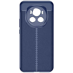 Coque - Honor - Magic 6 Pro 5G - Silicone Gel - Antichocs - Effet Cuir