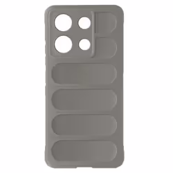 Coque pour Xiaomi Redmi Note 13 4G - AVIZAR - Silicone Souple - Design Antidérapant Gris