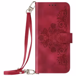 Etui Fleurs pour Xiaomi Redmi Note 13 4G Portefeuille Support Vidéo Fuchsia