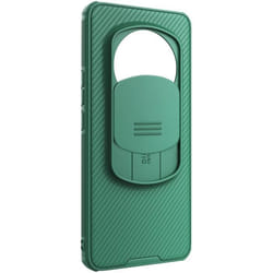 Coque - Nillkin - Honor Magic 6 Pro 5G - Vert sapin - Cache caméra coulissant - Anti-traces