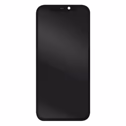 Écran LCD Alcalian - AVIZAR - iPhone 12 - Vitre Tactile Noir - Verre Trempé - 55 po