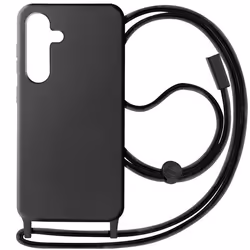 Coque Cordon Semi-Rigide pour Samsung Galaxy S24 Plus Noir - AVIZAR - Rigide - Synthétique - Mixte