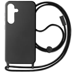 Coque Cordon Semi-Rigide pour Samsung Galaxy S24 Plus Noir - AVIZAR - Rigide - Synthétique - Mixte