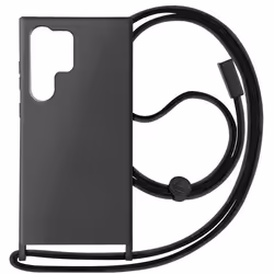 Coque pour Samsung Galaxy S24 Ultra - AVIZAR - Corda - Cordon ajustable - Noir