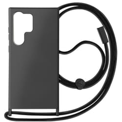 Coque pour Samsung Galaxy S24 Ultra - AVIZAR - Corda - Cordon ajustable - Noir