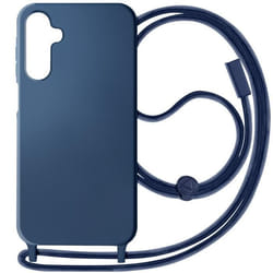 Coque AVIZAR Corda Semi-Rigide pour Samsung Galaxy A15 - Bleu Nuit - Lanière en Nylon Tressé