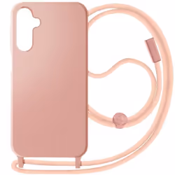 Coque Cordon Semi-Rigide pour Samsung Galaxy A15 - AVIZAR - Rose Poudré - Rigide - Synthétique - Lisse