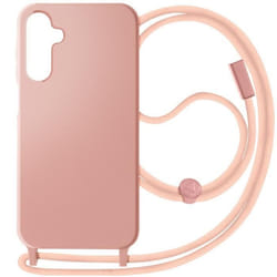 Coque Cordon Semi-Rigide pour Samsung Galaxy A15 - AVIZAR - Rose Poudré - Rigide - Synthétique - Lisse