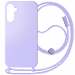 Coque Cordon Semi-Rigide pour Samsung Galaxy A15 Violet Clair