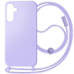 Coque Cordon Semi-Rigide pour Samsung Galaxy A15 Violet Clair