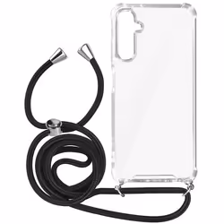 Coque - Samsung - Galaxy A05s - Silicone Souple - Transparent - Cordon Amovible 70cm