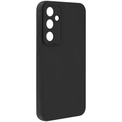Coque pour Samsung Galaxy A35 5G Silicone Mat Toucher Doux Noir