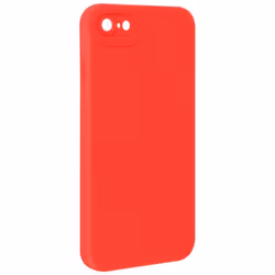 Coque pour iPhone 7/8/SE 2020/SE 2022 - AVIZAR - Silicone - Rouge - Semi-rigide - Soft-touch