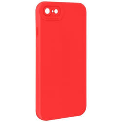 Coque pour iPhone 7/8/SE 2020/SE 2022 - AVIZAR - Silicone - Rouge - Semi-rigide - Soft-touch