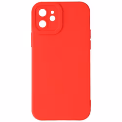 Coque pour iPhone 11 - AVIZAR - Silicone Mat - Protection renforcée caméra - Rouge