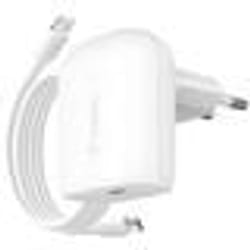 Chargeur Secteur USB C - Belkin - 20W - Câble USB-C vers Lightning 1m - Design Plat - Charge Rapide