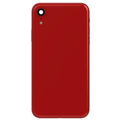 Châssis Complet pour iPhone XR - AVIZAR - Rouge - Cadre central et Vitre arrière - Poids: 0 g