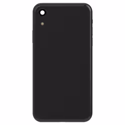 Châssis Complet pour iPhone XR - AVIZAR - Noir - Cadre central et Vitre arrière