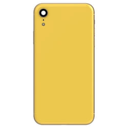 Châssis Complet pour iPhone XR - AVIZAR - Jaune - Cadre central et Vitre arrière
