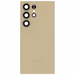 Vitre arrière Original pour Samsung Galaxy S24 Ultra Samsung Beige