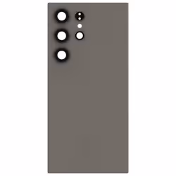 Vitre arrière Original pour Samsung Galaxy S24 Ultra Samsung Gris Foncé