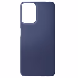 Coque - AVIZAR - Moto G24 et G04 - Semi-rigide - Silicone gel - Finition mate bleu nuit