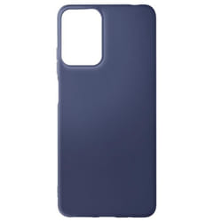 Coque - AVIZAR - Moto G24 et G04 - Semi-rigide - Silicone gel - Finition mate bleu nuit