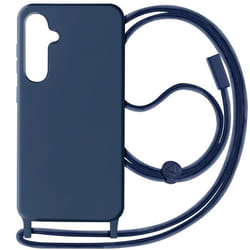 Coque pour Samsung Galaxy S23 FE - AVIZAR - Corda - Cordon semi-rigide - Bleu Nuit