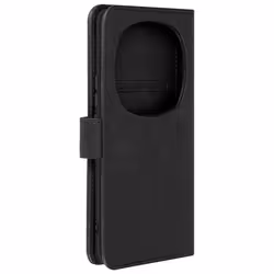 Étui pour Honor Magic 6 Pro 5G - AVIZAR - Chesterfield - Portefeuille et Support Vidéo - Noir